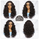 Tia - Curly Wig Heat Resistant Lace Front Wigs 13X4X1