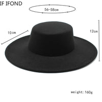 Wide Brim Felt Hat