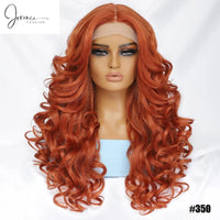 Tia - Curly Wig Heat Resistant Lace Front Wigs 13X4X1