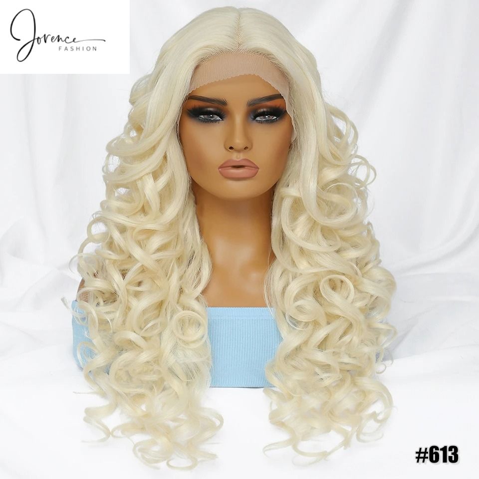 Tia - Curly Wig Heat Resistant Lace Front Wigs 13X4X1